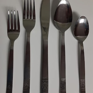 49 piece service for 8 Orleans stainless flatware set, ORL60