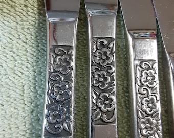 50 piece service for 8 vintage Oxford Hall stainless flatware set, OXH71
