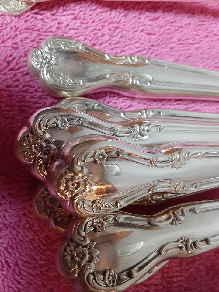 Rogers & Bro. Daybreak / Elegant Lady Silverplate Flatware – Excellent Used Condition, Free Shipping