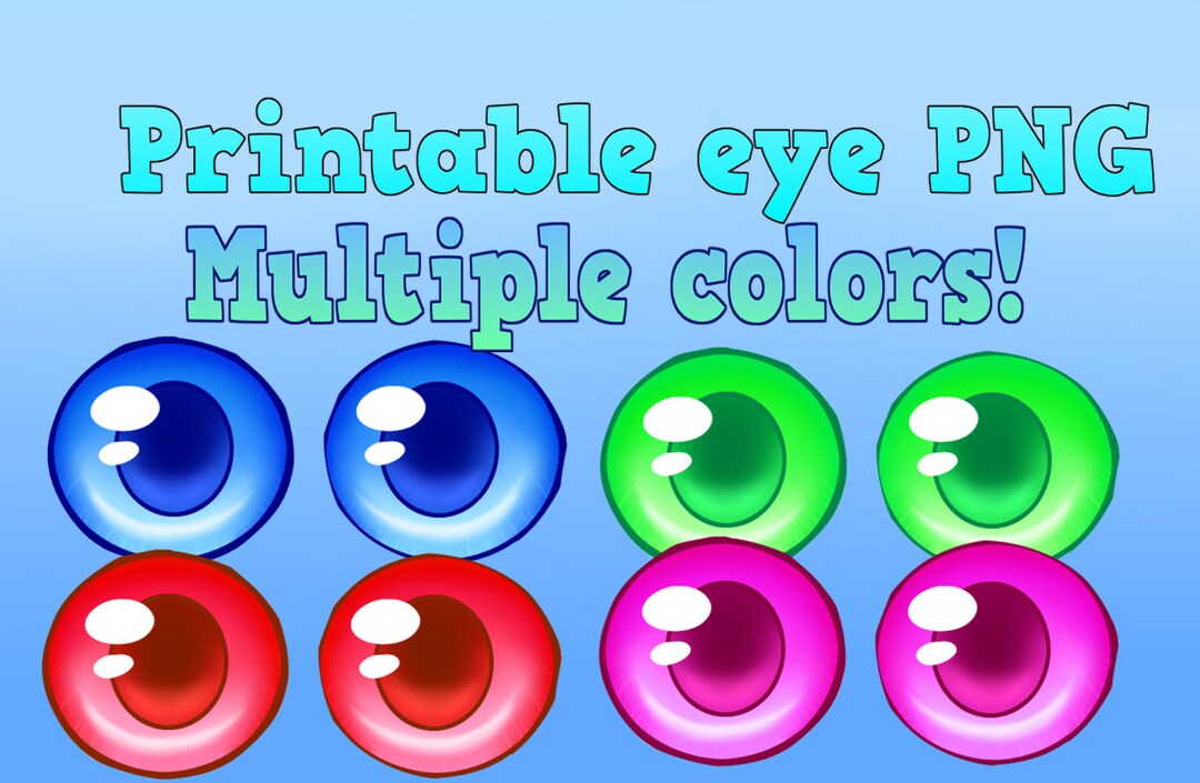 Printable Fursuit Eye Pngs - Etsy UK