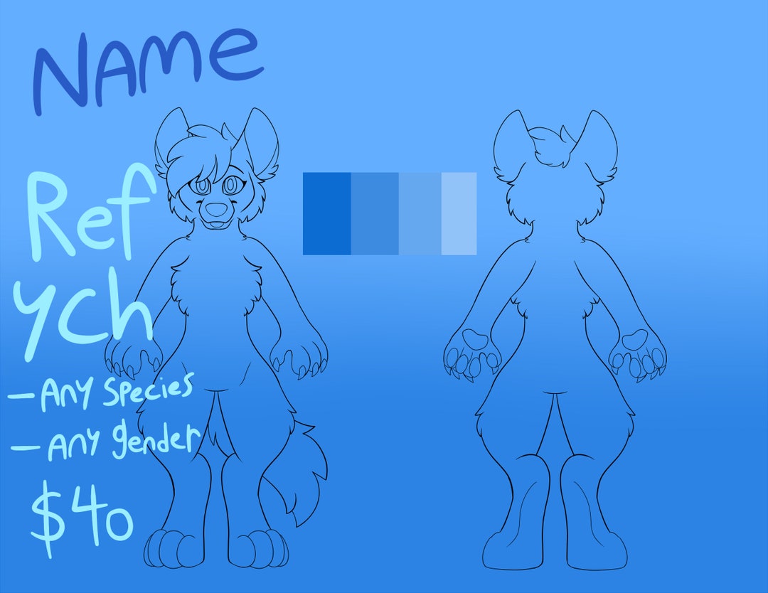 Reference Sheet YCH - Etsy