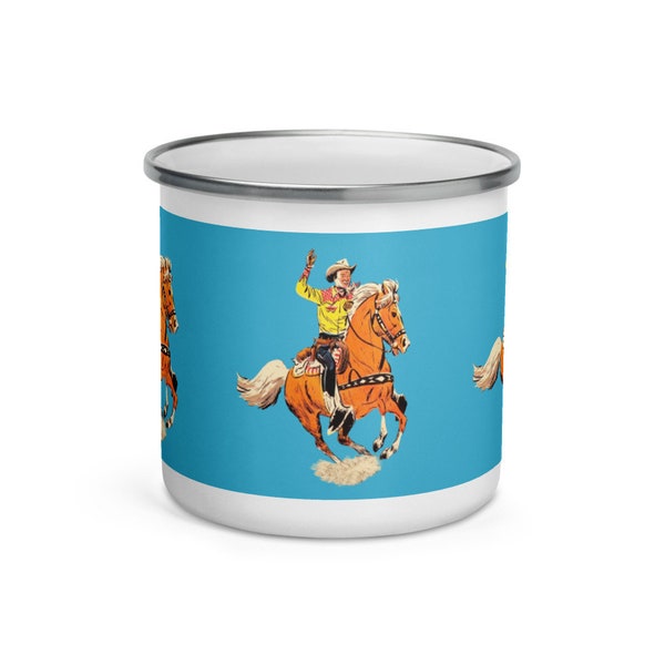 Enamel Mug Roy Rogers