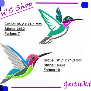 Bird - Hummingbird - Lettering - Embroidery File -