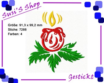 Weihnachtsornament - Stickdatei -