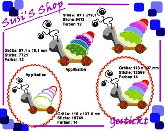 Schnecke  - Stickdatei -