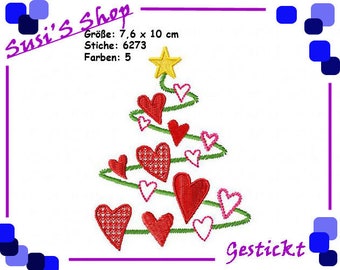 Weihnachtsbaum - Stickdatei -