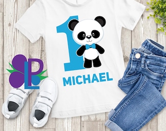 Boy's Panda Birthday | Baby Shower Shirt | Kids Panda Bear Birthday Shirt | Panda Decorations | Panda Designs | Panda Party