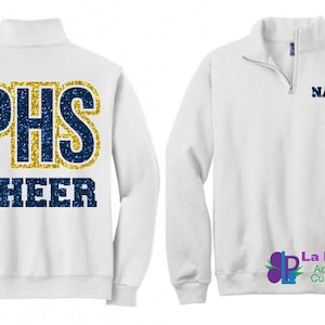 GYPSYu0026SONS CHEER HALF ZIP JERSEY 03 ネイビー Cheer Quarter Zip - Etsy