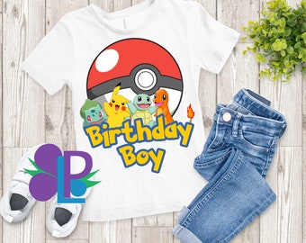 Jung Pokemon Trainer Jungen-T-Shirt Official Merchandise Tween /& Teen Größen Alter 3-13 Kinderkleidung Geburtstag Geschenk-Idee Pikachu Kinder Top