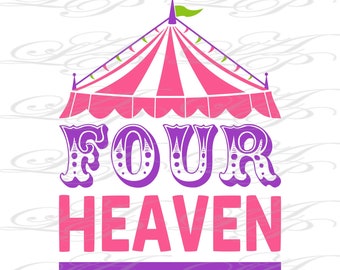 Girls Circus Birthday Design: Personalized Carnival Party PNG JPEG (Digital Download)