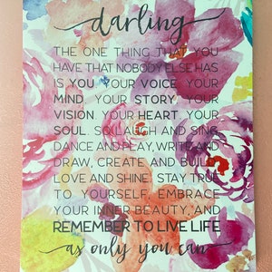 Darling sign