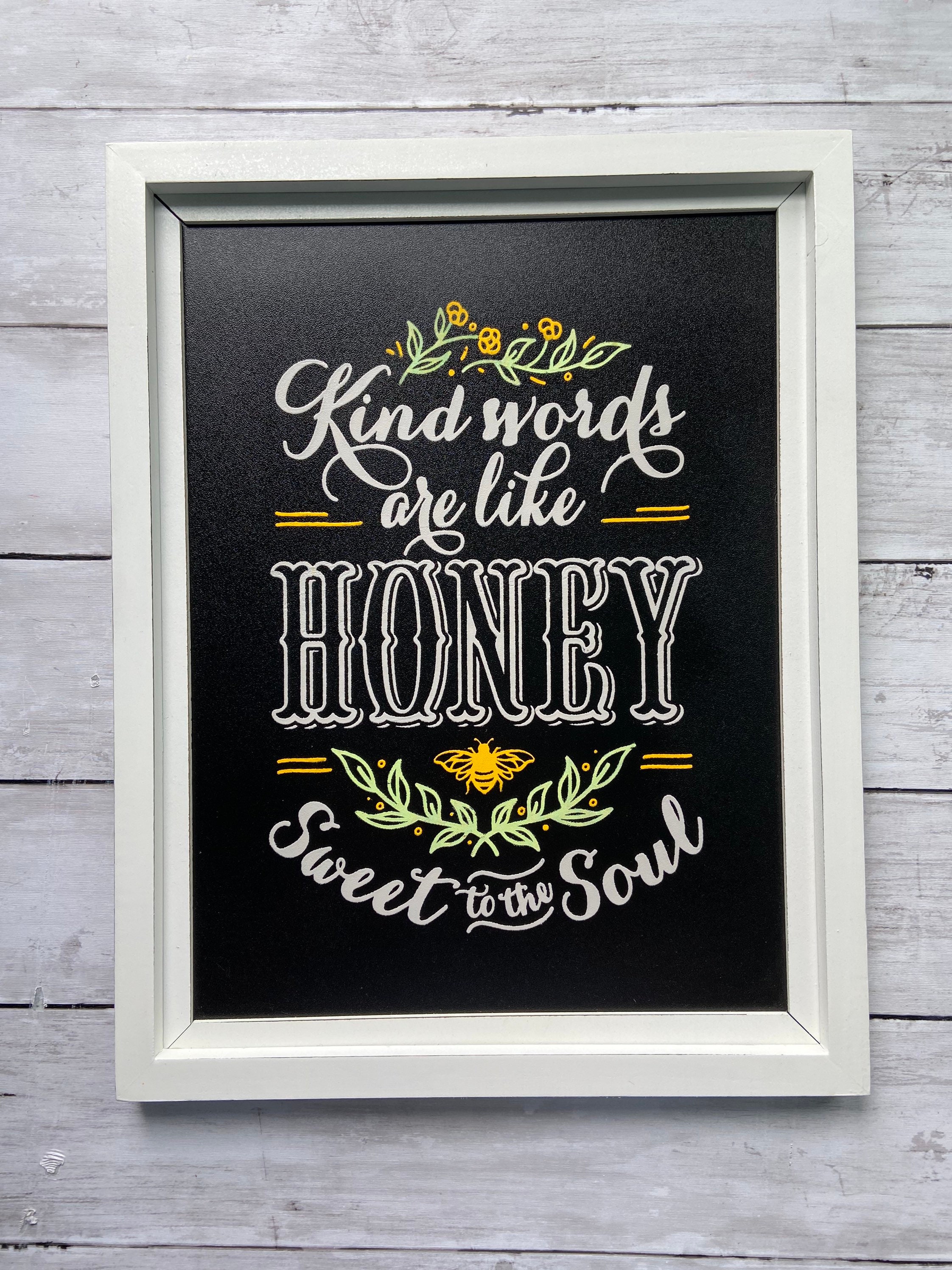 Freundliche Worte sind wie Honig Etsy.de