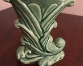 Vintage Shawnee Vase USA 835 Green