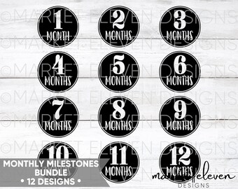 Download Birthday Milestone Svg Etsy