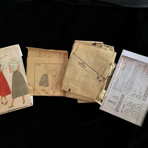 1940&#39;s Simplicity Teenage skirt and weskit (vest) sewing pattern 2710 - Cut and complete except envelope