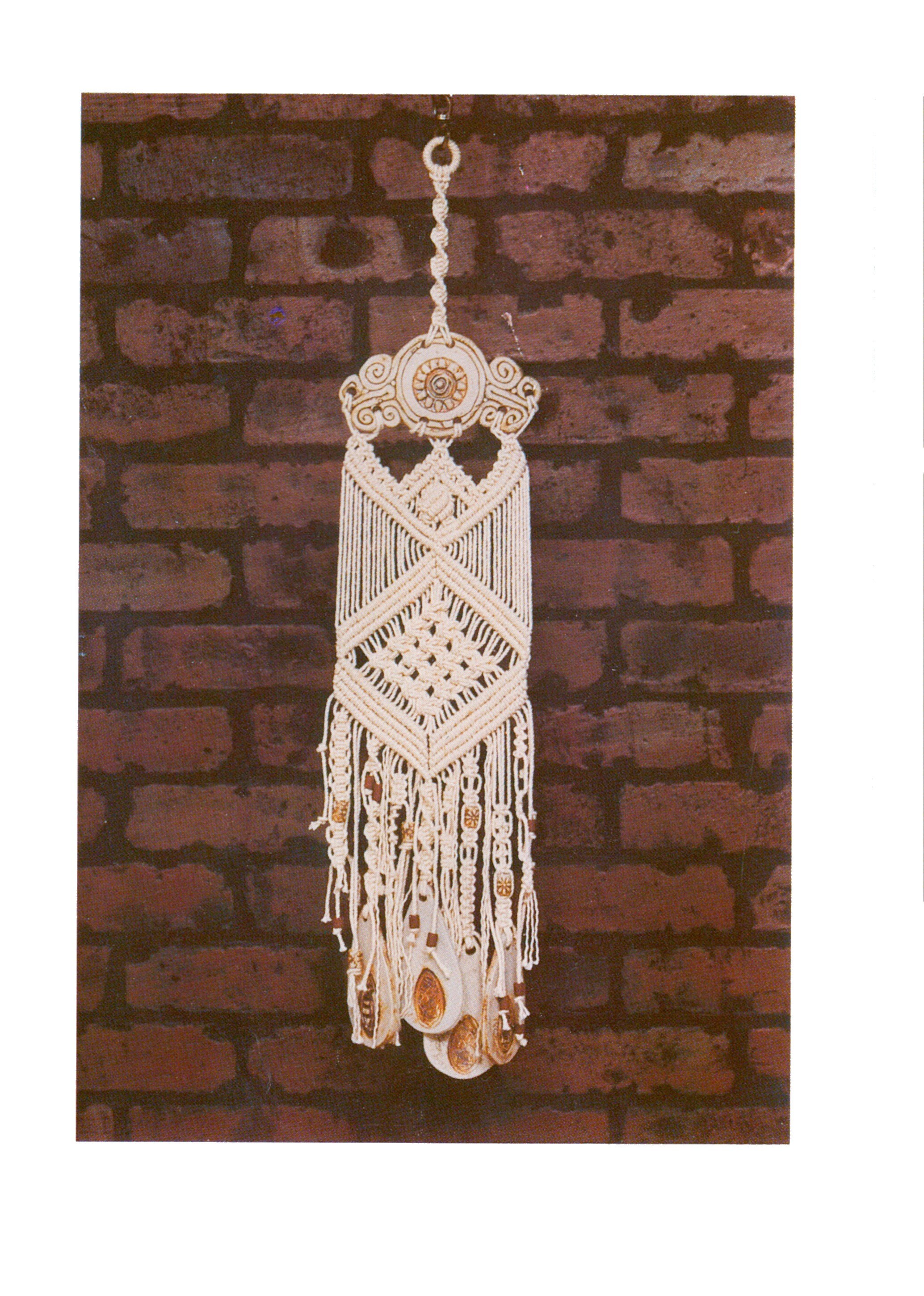 PDF Macrame Wind chime Pattern Windchime Macrame Etsy