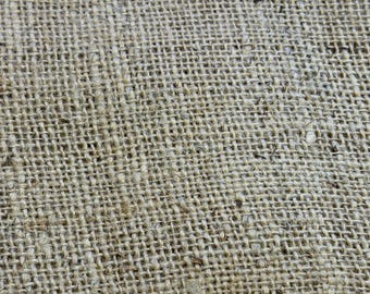 Rustic Jute Burlap fabric 35" width by the yard