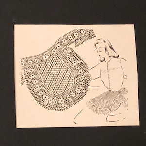 PDF Digital Delivery Vintage 1940s Apron - Crochet Pattern / Polka Dot Apron -  Digital Download