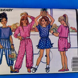 Butterick 5524 Busybodies Fast and Easy Funwear-Top, Skirt, Shorts and Pants Sewing Pattern Size -12-14 - Cut and Complete