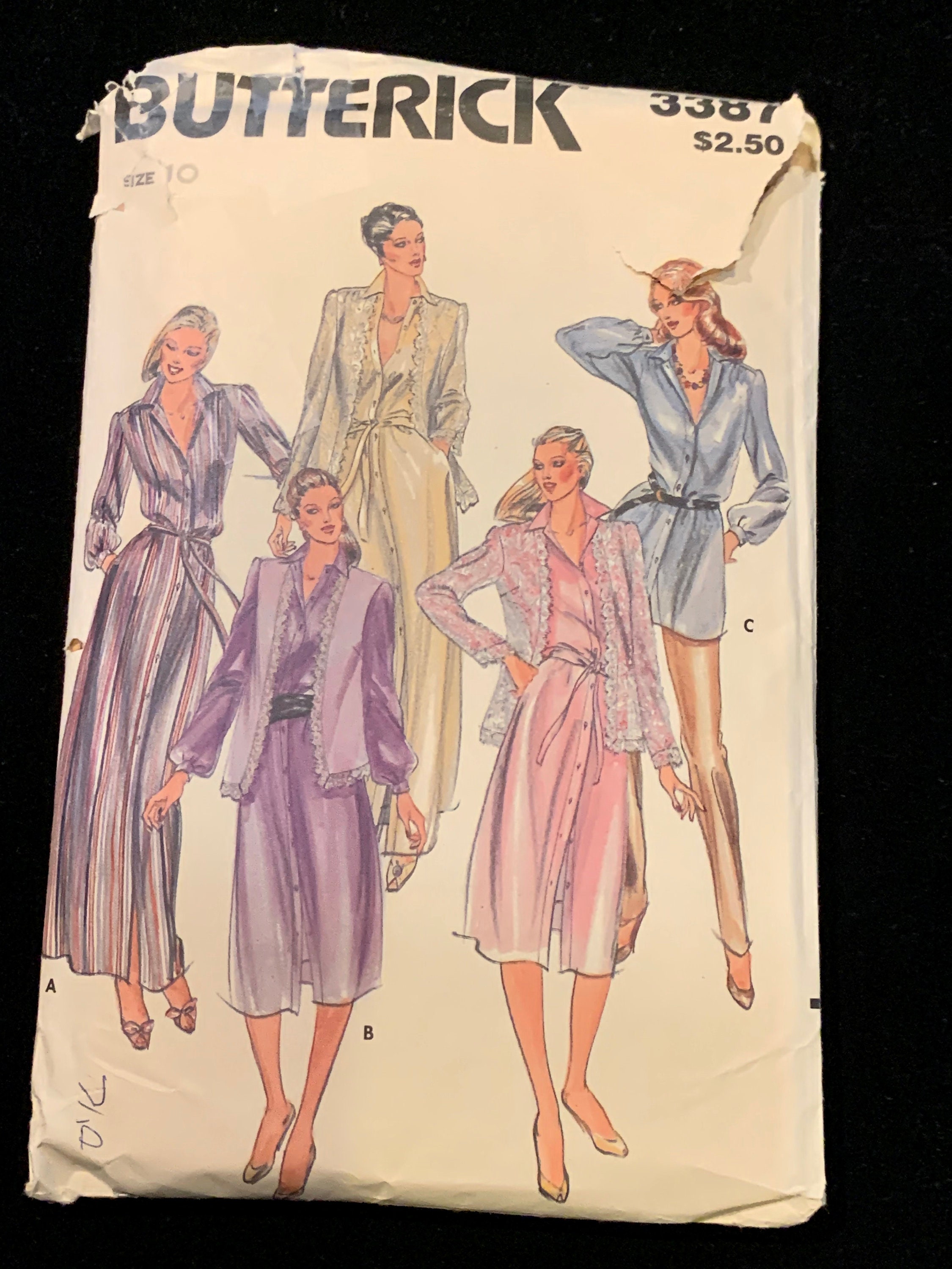 Butterick Misses Jacket, Dress, Tunic, Vest and Belt Sewing Pattern ...
