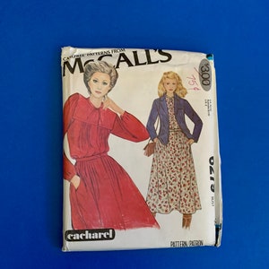 UNCUT McCall&#39;s 6279 Carefree Misses Dress and Blazer Sewing Pattern  - Size 16, Bust 38&quot;