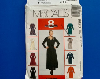 8777 UNCUT Mccalls SEWING Pattern Misses Slim Fitting Tops 9 - Etsy