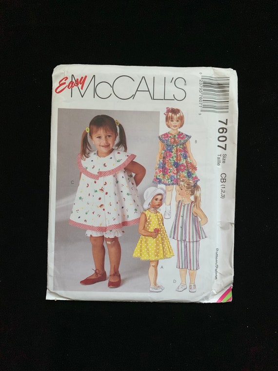 8876 UNCUT Vintage McCalls Sewing Pattern Misses Loose Fitting Pullover Jumper