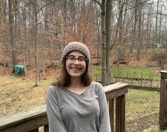 Light Brown Slouchy Hat