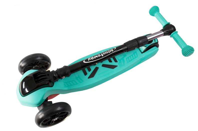 Scooter for children DELUXE from 3 to 14 years high cover balanced in 3 wheels with light and resistant rear brake adjustable in 3 levels
