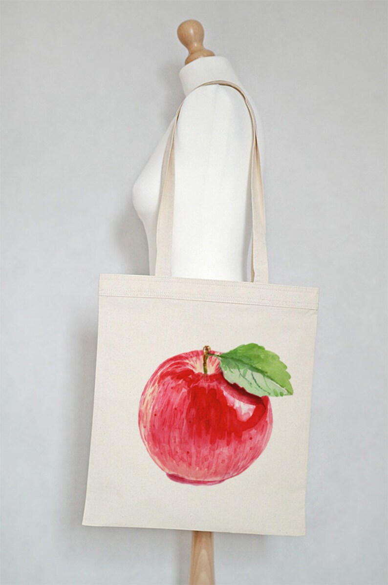 watercolor apple illustration digital printable hand painted leaf hand drawn commercial use instant dawnload png Apple clipart
