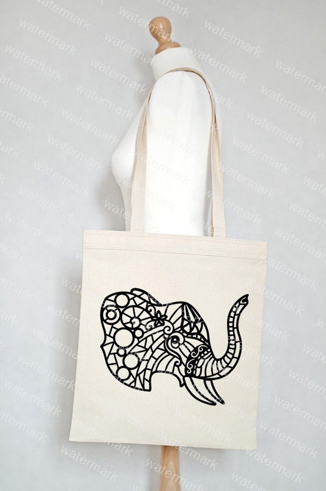 Elephant Svg, Elephant Trunk up Svg, SVG Elephant Face, Cut File ...