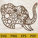 Elephant Svg, Elephant Trunk up Svg, SVG Elephant Face, Cut File ...
