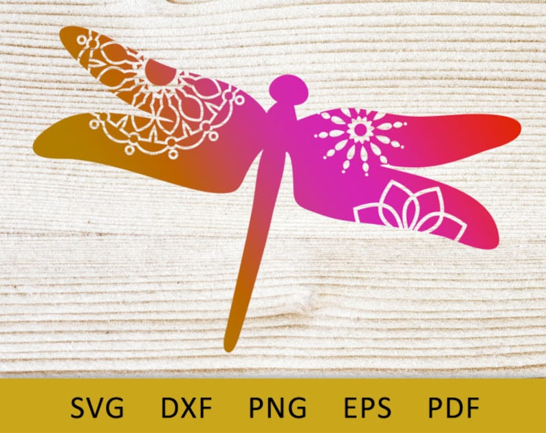 Download Dragonfly svg mandala dragonfly svg lace svg dragonfly | Etsy