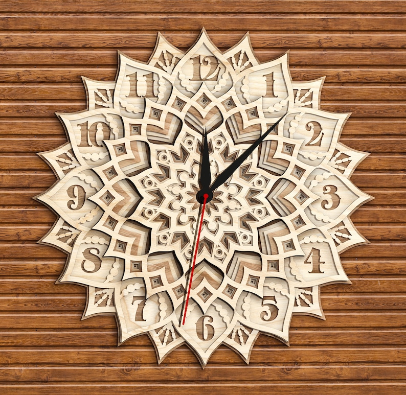 Download Mandala Clock Svg Svg File 7656 Mb Free Svg Cut Files