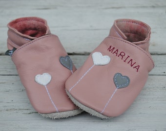 Krabbelschuhe Mit Namen Etsy
