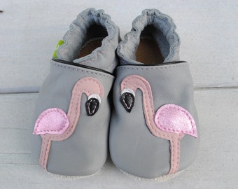 Crab shoes Flamingo, light grey powder pink