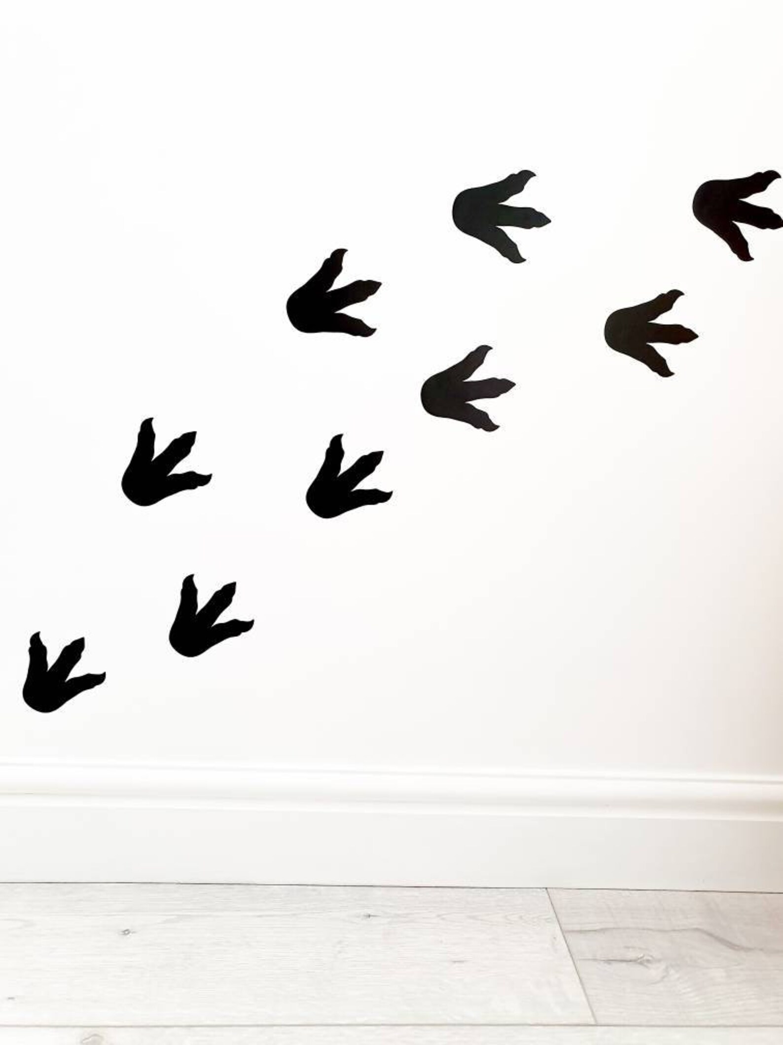 Dinosaur footprint wall stickers decal pack stickers medium Etsy