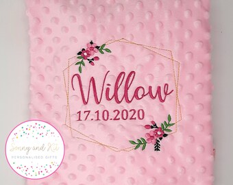 personalised baby blankets uk