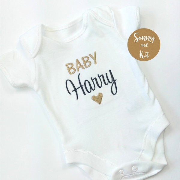 Personalised Coming Soon Pregnancy Announcement Vest, Gender Neutral Bodysuit Embroidered Design, Baby Shower Gift, Custom Clothes