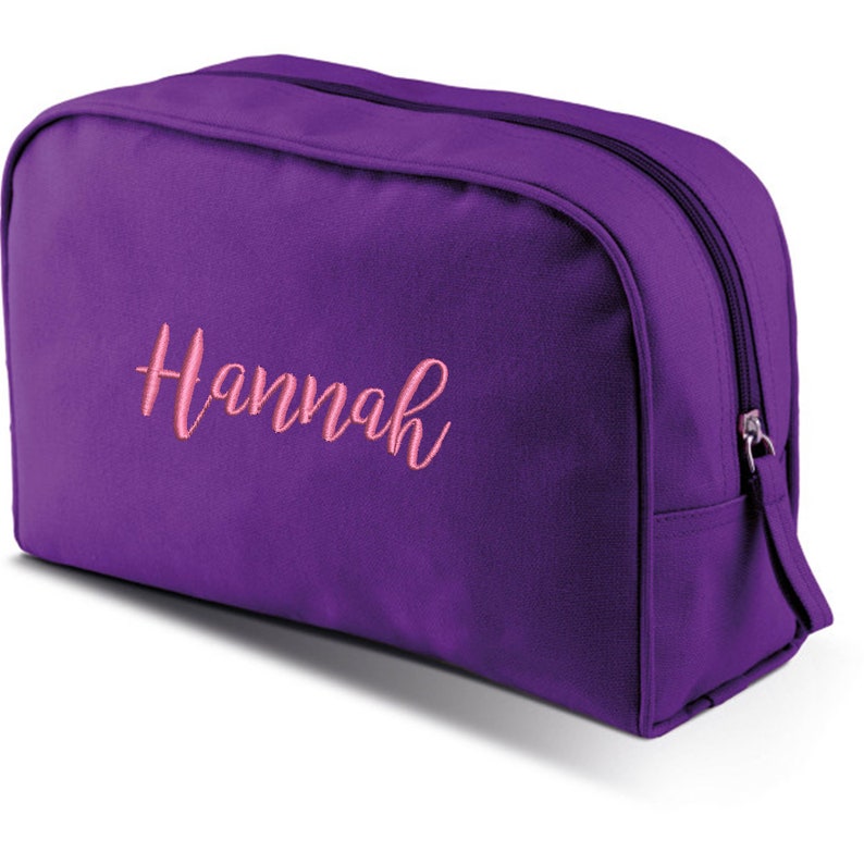 Personalised Toiletry Bag Cosmetic Bag Embroidered With Any Etsy