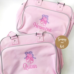 Gepersonaliseerde Pink Junior Ballet Danstas afbeelding 2