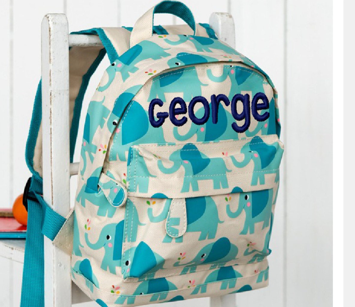 personalised elephant backpack