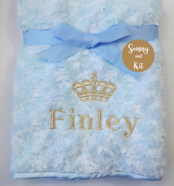 Personalised Birth Blankets Custom Made Gift Boy Or Girl Present Embroidered