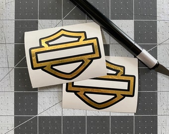 Bar and Shield Decal - Etsy