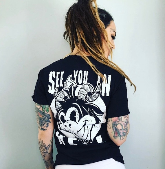See You In Hell T Shirt Etsy