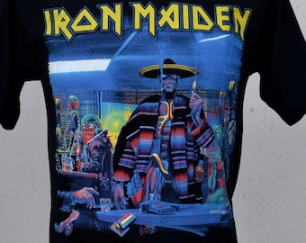 Iron Maiden Shirt Somewhere Back in Time 2008 Mexico Limited With