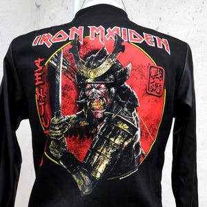 Iron Maiden Varsity Jacket Senjutsu Licensed Merch SRSX