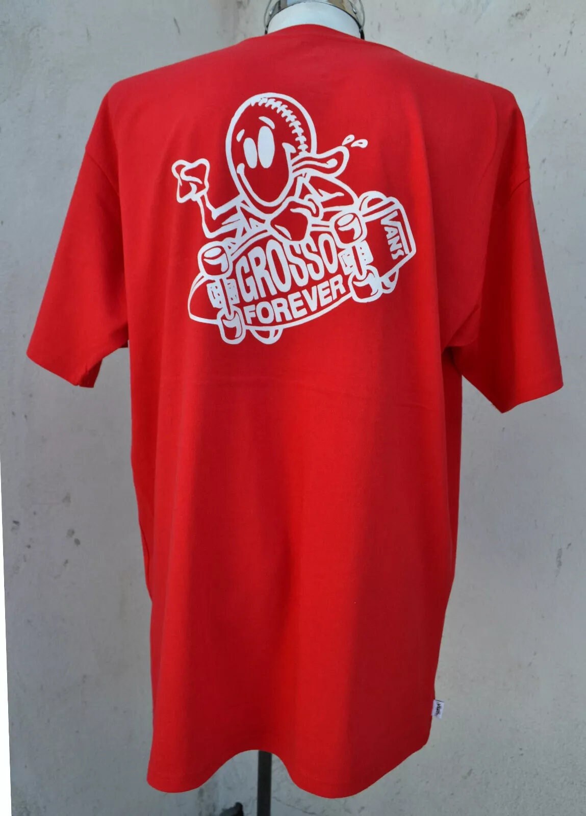  World Tシャツ　ロゴver. Man Vans Jeff Grosso Shirt Toy Red Short Sleeve Tee NEW - Etsy
