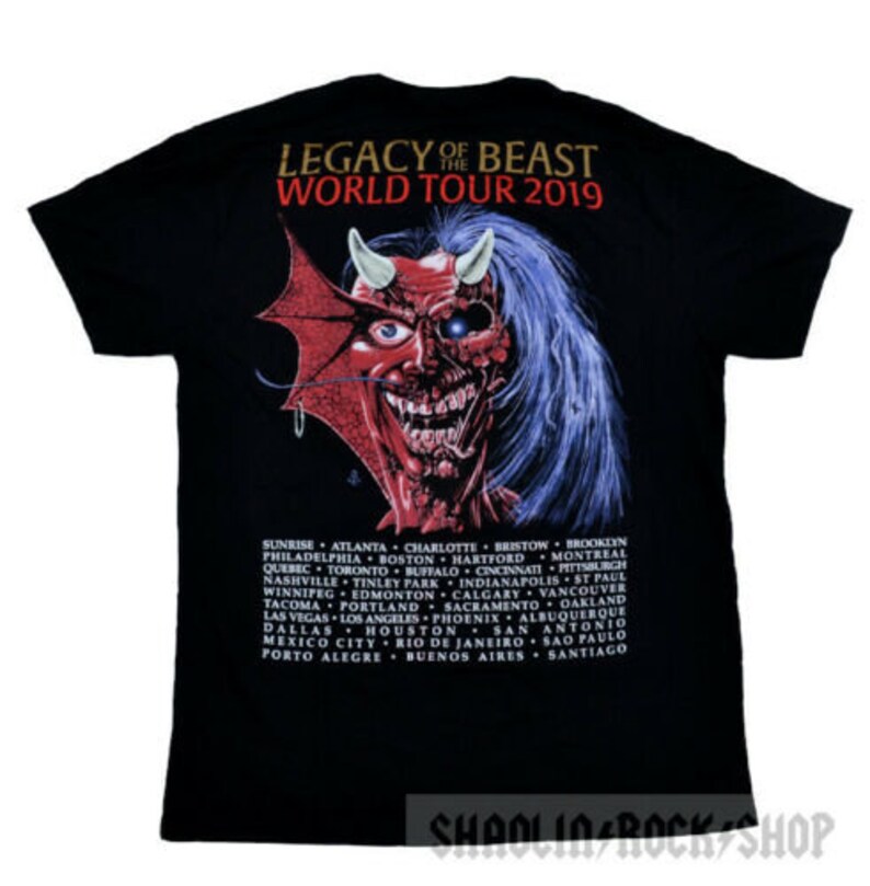 Iron Maiden Shirt the Number of the Beast / Purgatory From - Etsy