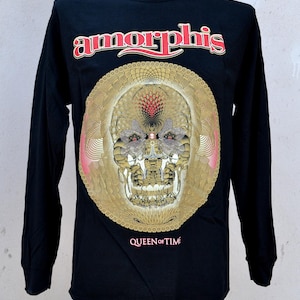 Amorphis Shirt Queen of Time Tour 2019 Official Long Sleeve Black Sz MEDIUM SRSX